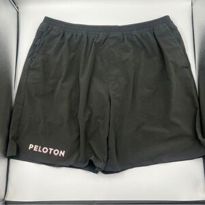 Hill City x Peloton Men's 7" Black Lined Athletic Training Shorts Size Large